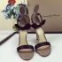 Gianvito Rossi Bunny Bow Tie Ankle-Strap Sandals